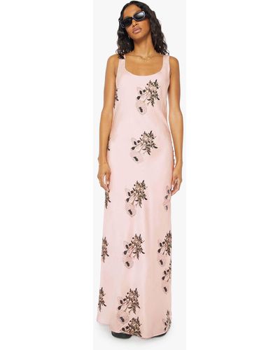 Alix Of Bohemia Adele Silk Dress Anemone - Pink