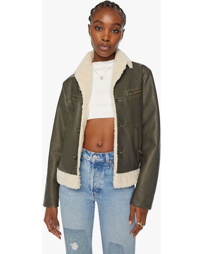 Mother shearling shop jacket