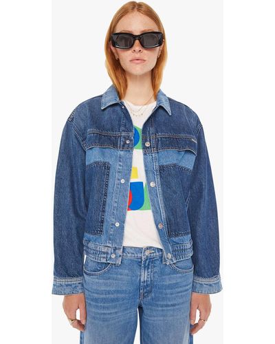 Mother The New Kid On The Block Love Triangle Jacket - Blue