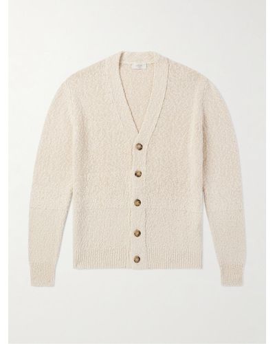 Altea Cardigan in cotone fiammato - Neutro