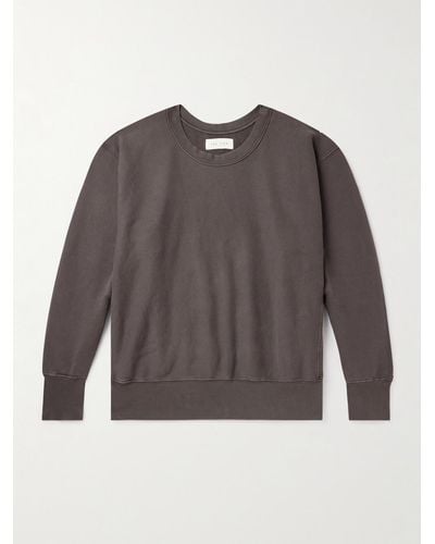 Les Tien Cotton-jersey Sweatshirt - Grey