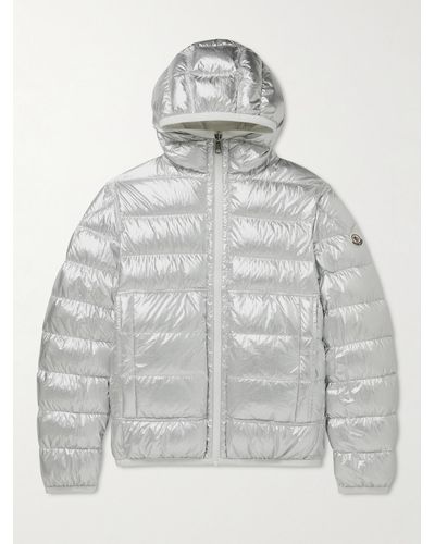 Moncler Freville Reversible Quilted Shell Down Jacket - Metallic
