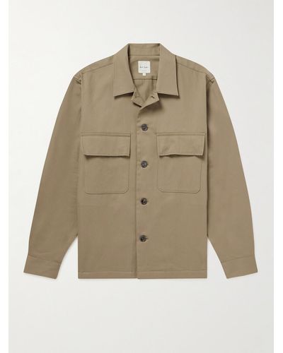 Paul Smith Cotton-twill Overshirt - Natural