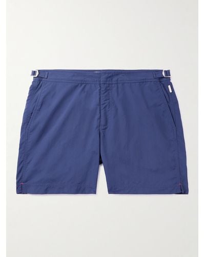Orlebar Brown Bulldog Slim-fit Mid-length Swim Shorts - Blue