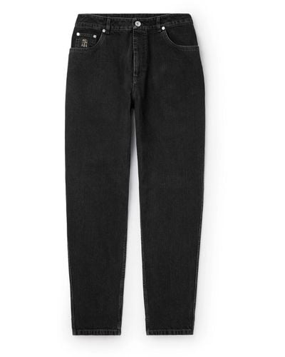 Brunello Cucinelli Straight-leg Jeans - Black