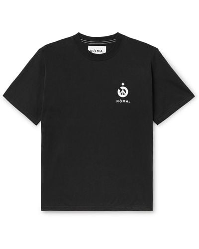 Noma T.D Logo-print Cotton-jersey T-shirt - Black
