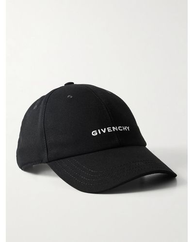 Givenchy Logo-embroidered Cotton-blend Twill Baseball Cap - Black