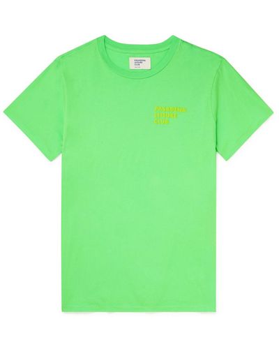 Pasadena Leisure Club Logo-print Cotton-jersey T-shirt - Green