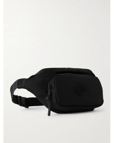 Moncler Logo-appliquéd Cordura® Belt Bag - Black