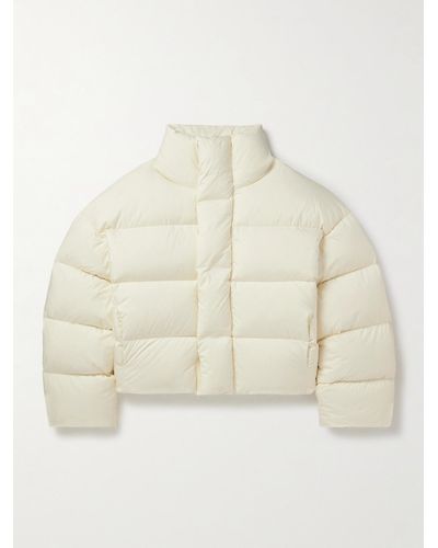Entire studios Mml Quilted Shell Down Jacket - Natural