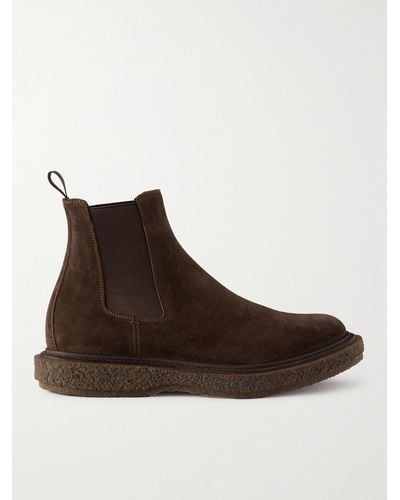 Officine Creative Bullet Suede Chelsea Boots - Brown