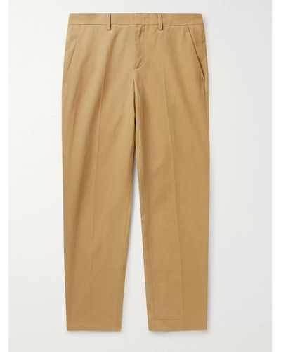A.P.C. Raphael Slim-fit Cotton And Linen-blend Twill Chinos - Multicolour