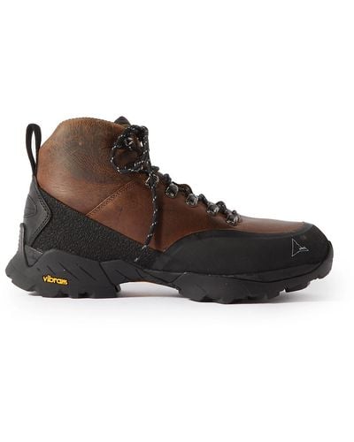 Roa Andreas Leather Hiking Boots - Brown