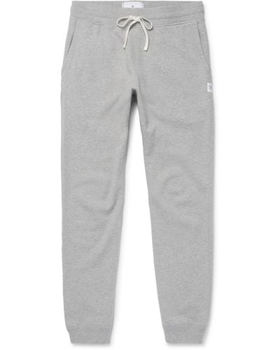 Reigning Champ Slim-fit Loopback Cotton-jersey Sweatpants - Gray