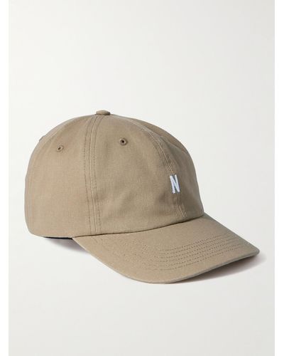 Norse Projects Logo-embroidered Cotton-twill Baseball Cap - Natural