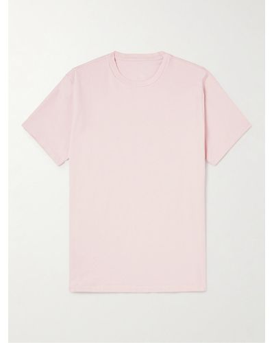 Save Khaki Recycled And Organic Cotton-jersey T-shirt - Pink