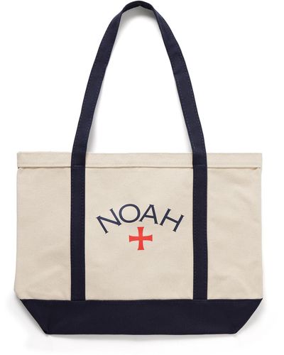 Noah Core Logo-print Cotton-canvas Tote Bag - Black
