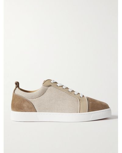 Christian Louboutin Sneakers in lino - Neutro