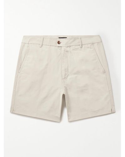 Tom Ford Straight-leg Shell Shorts - Natural