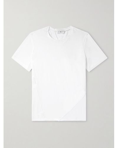 Post Archive Faction PAF 6.0 Panelled Cotton-jersey T-shirt - White