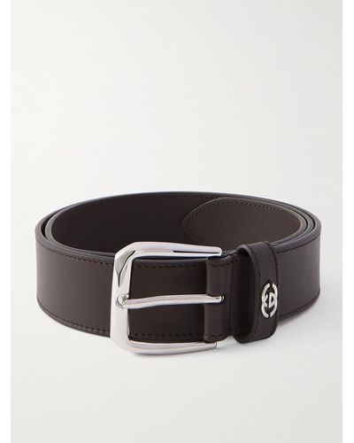 Gucci 3.5cm Logo-embellished Leather Belt - Black