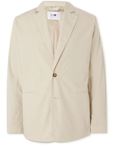 NN07 Timo 1062 Cotton-blend Suit Jacket - Natural