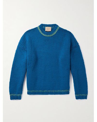 Federico Curradi Wool Sweater - Blue