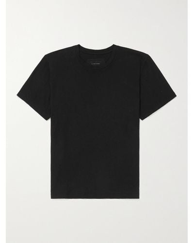 Nili Lotan Bradley Cotton-jersey T-shirt - Black