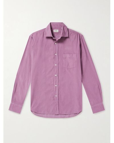 Hartford Paul Cotton-corduroy Shirt - Purple