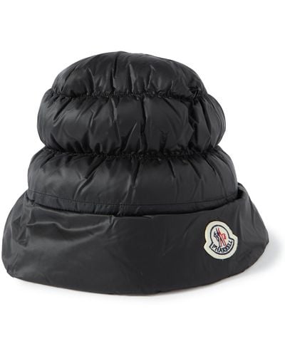 Moncler Genius Pharrell Williams Logo-appliquéd Quilted Shell Down Bucket Hat - Black