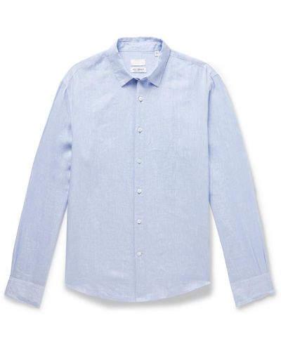 Club Monaco Linen Shirt - Blue