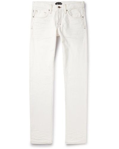 Tom Ford Slim-fit Jeans - White
