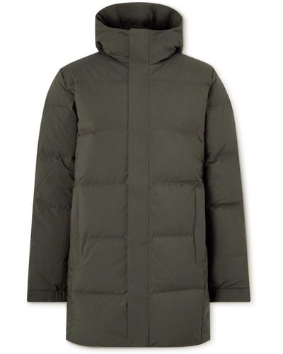 NN07 Golf 8181 Quilted Shell Hooded Down Jacket - Green
