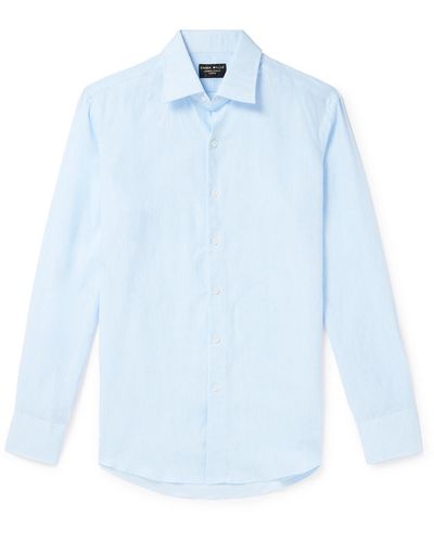 Emma Willis Linen Shirt - Blue