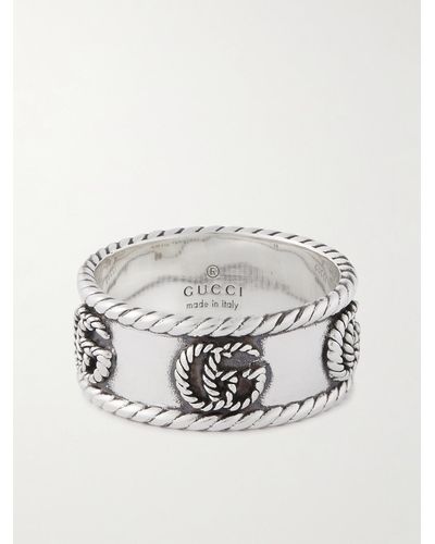 Gucci Double G Ring - Metallic