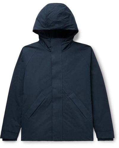 NN07 Luka 8435 Convertible Padded Twill Hooded Jacket - Blue