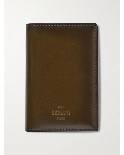 Berluti Venezia Leather Cardholder - Grün
