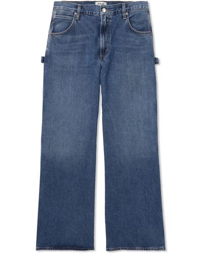 Agolde Otto Carpenter Wide-leg Organic Jeans - Blue