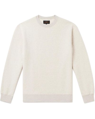 Beams Plus Cotton-jersey Sweatshirt - White