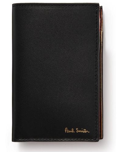 Paul Smith Leather Bifold Cardholder - Black