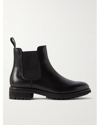 Polo Ralph Lauren Bryson Leather Chelsea Boots - Black