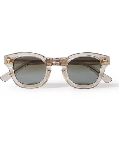 Ahlem Le Marais D-frame Acetate Sunglasses - Gray