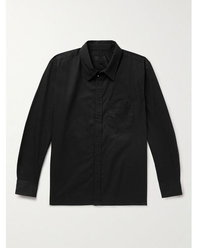 Nili Lotan Finn Cotton-poplin Shirt - Black