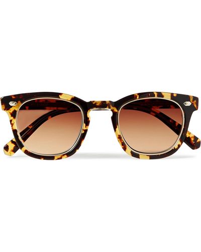 Mr. Leight Hanalei S D-frame Tortoiseshell Acetate Sunglasses - Brown