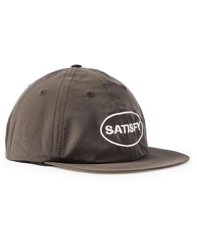 Satisfy Logo-embroidered Peaceshelltm Cap - Brown