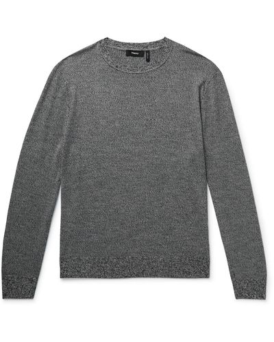Theory Merino Wool Sweater - Gray