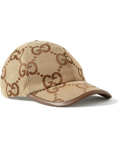 Gucci Jumbo GG Canvas Baseball Hat - Brown
