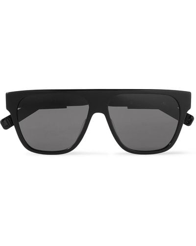Dior Dior B23 S3i D-frame Acetate Sunglasses - Black