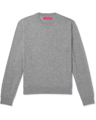 The Elder Statesman Tranquility Cashmere Sweater - Gray
