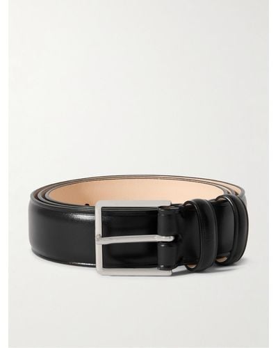Paul Smith 3cm Glossed-leather Belt - Black